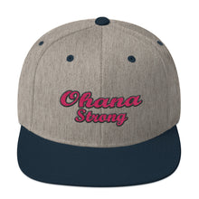 Load image into Gallery viewer, Pink Ohana Strong Wool Blend Snapback