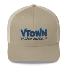 Load image into Gallery viewer, VTOWN Puffy lettering Trucker Cap