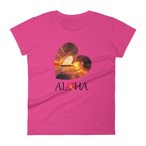 Aloha wave women's short sleeve t-shirt