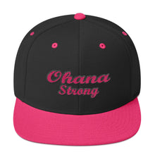 Load image into Gallery viewer, Pink Ohana Strong Wool Blend Snapback