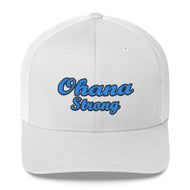 Blue Ohana strong Retro Trucker hat