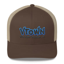 Load image into Gallery viewer, VTOWN Puffy lettering Trucker Cap