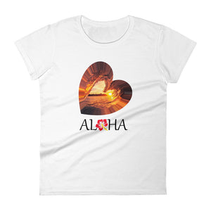 Aloha wave women's short sleeve t-shirt