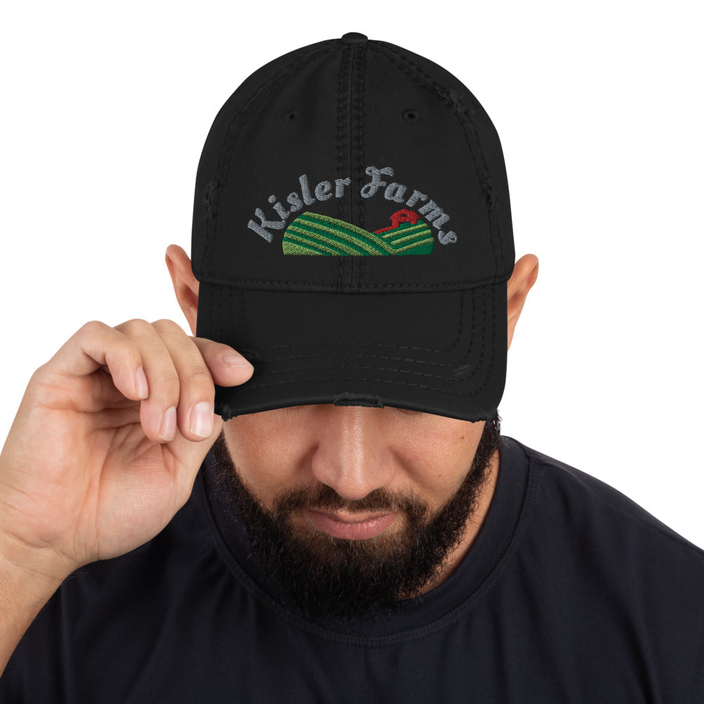 Distressed Dad Hat Kisler Farms