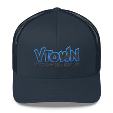 Load image into Gallery viewer, VTOWN Puffy lettering Trucker Cap