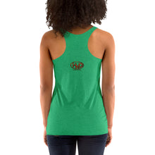 Load image into Gallery viewer, Aloha wave small HKD back logo Women&#39;s Racerback Tank