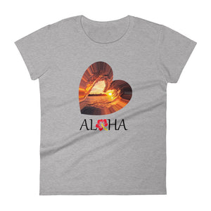 Aloha wave women's short sleeve t-shirt