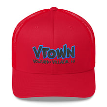 Load image into Gallery viewer, VTOWN Puffy lettering Trucker Cap