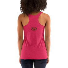 Load image into Gallery viewer, Aloha wave small HKD back logo Women&#39;s Racerback Tank